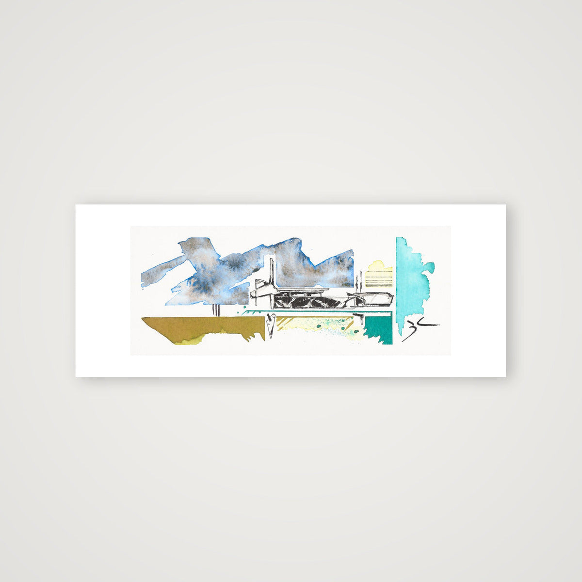 Study 89 — 76×30cm, 30×12" Print only