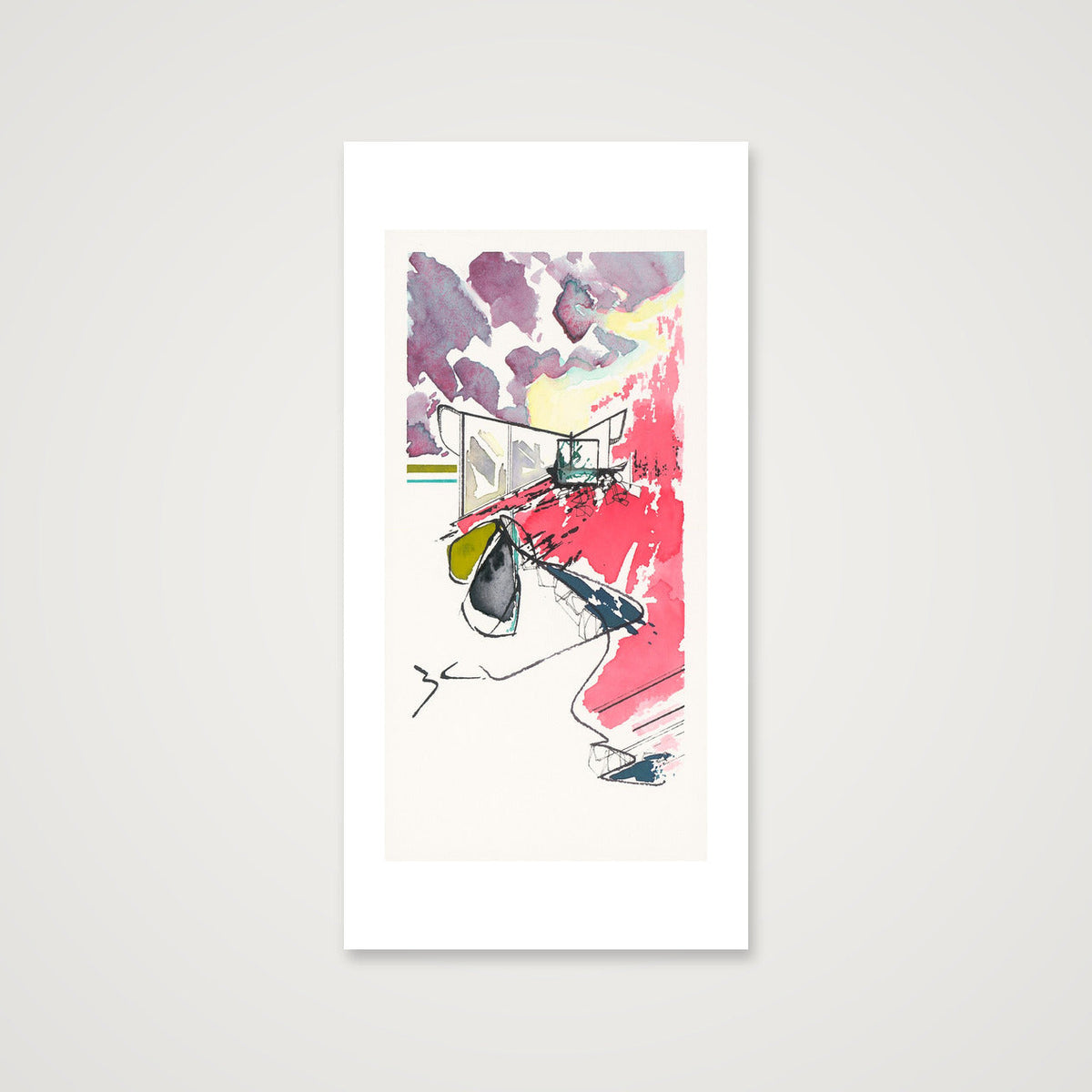 Study 87 — 23×46cm, 9×18" Print only