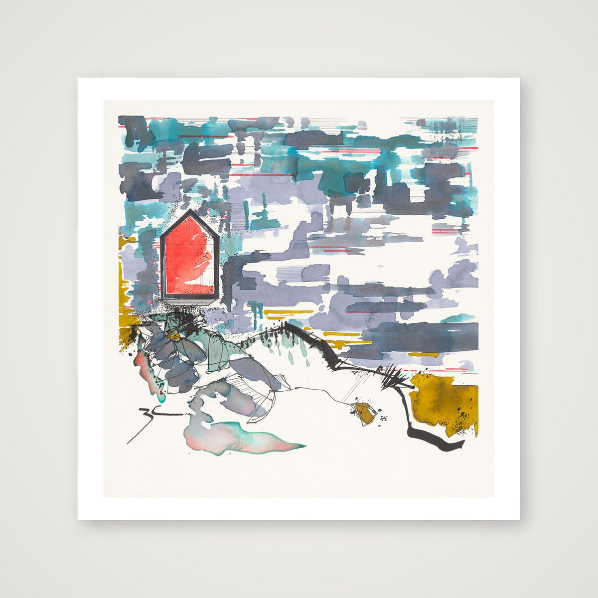 Study 15 — 70×70cm, 28×28" Print only