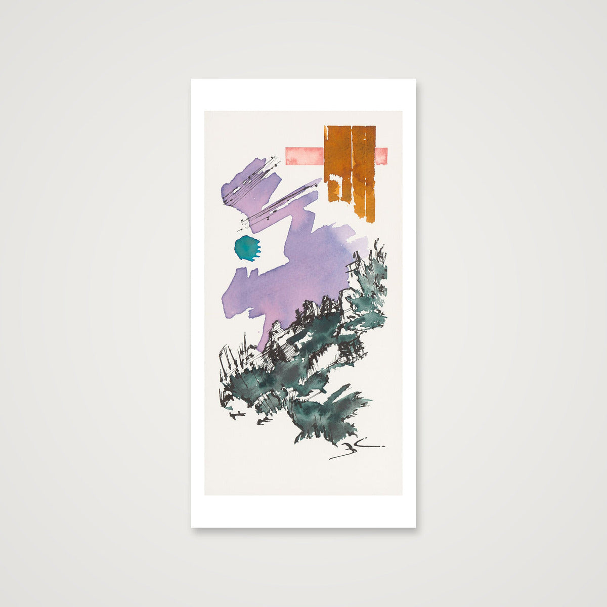 Lo Moon — 46×91cm, 18×36" Print only