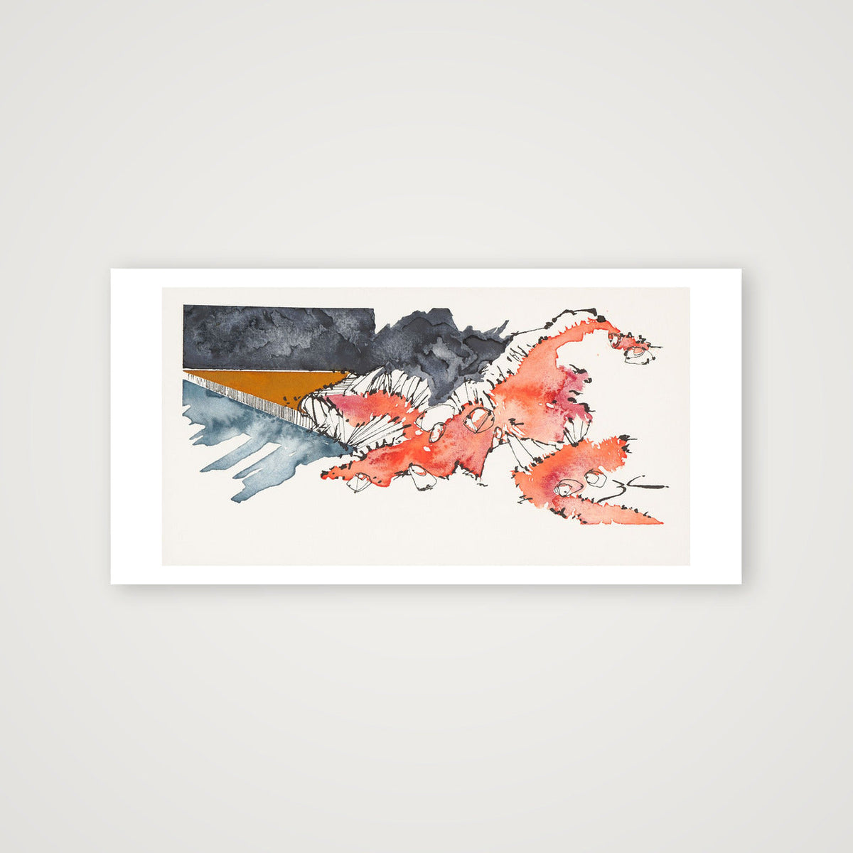 Dune in Red — 91×46cm, 36×18" Print only